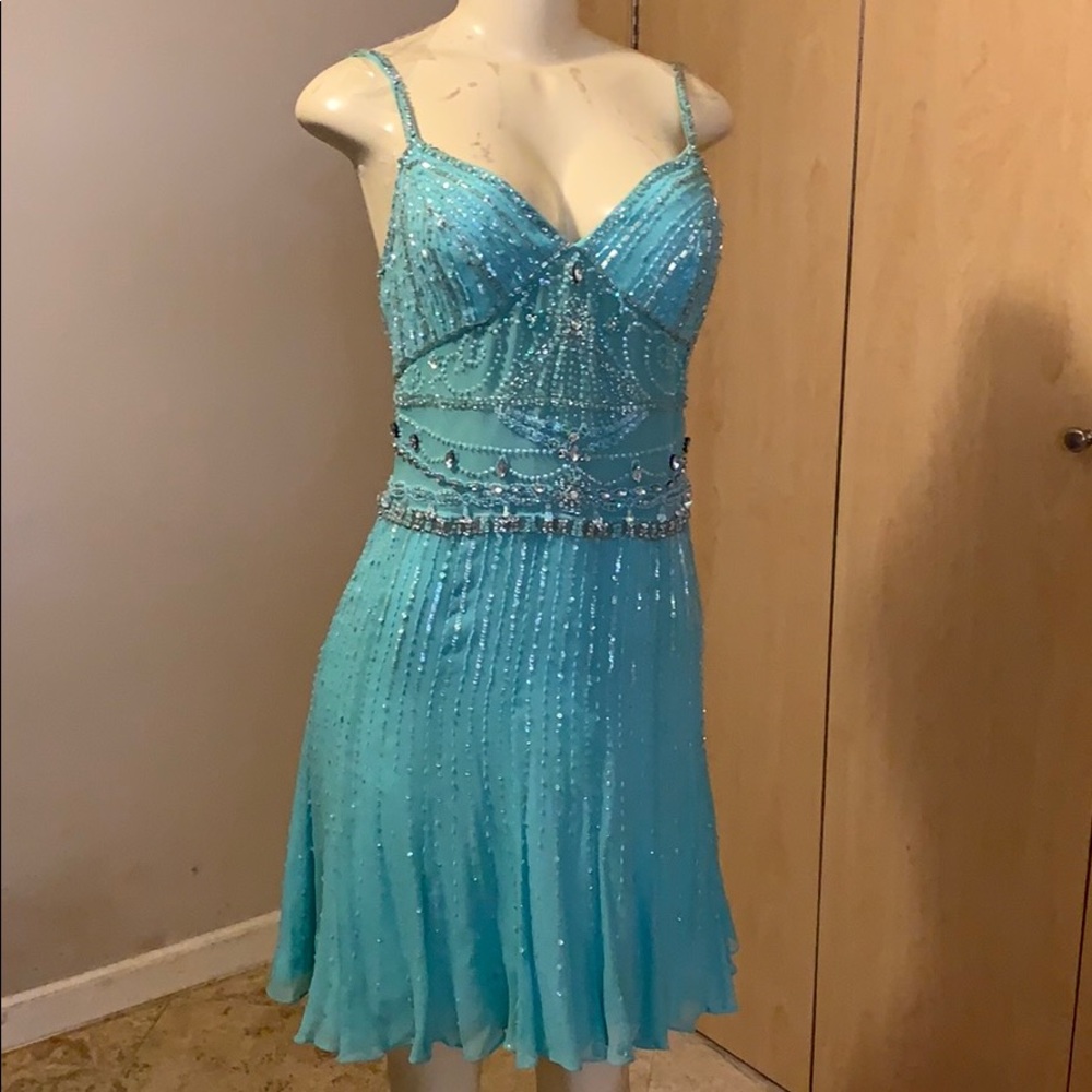 Dress with crystals